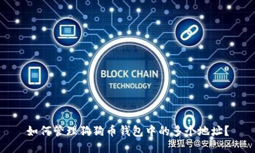 如何管理狗狗币钱包中的多个地址？