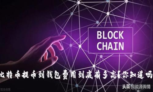 比特币提币到钱包费用到底有多高？你知道吗？